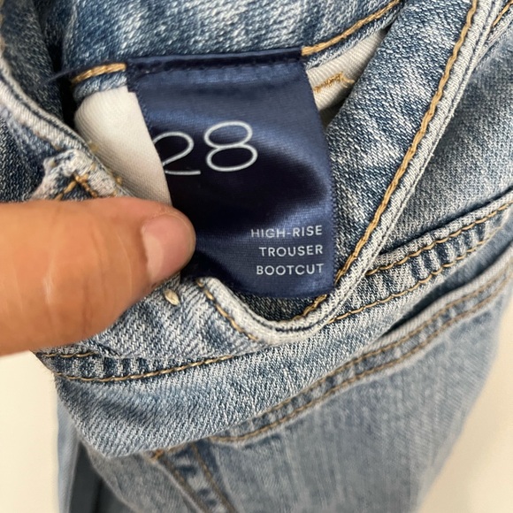 Anthropologie Pilcro High Rise Bootcut Trouser Jeans in Light Wash Size 28 - Picture 7 of 8